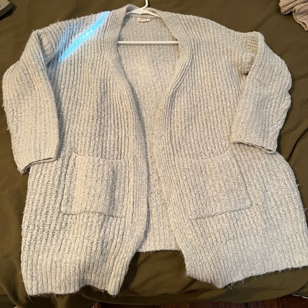 Cozy Grey Cardigan